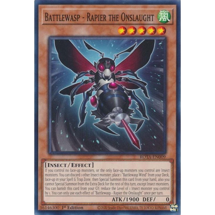 Image for Battlewasp - Rapier the Onslaught (ROTA-EN009) (ROTA) - YuGiOh
