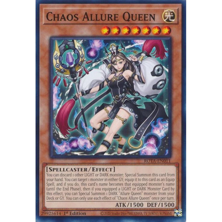 Image for Chaos Allure Queen (ROTA-EN011) (ROTA) - YuGiOh