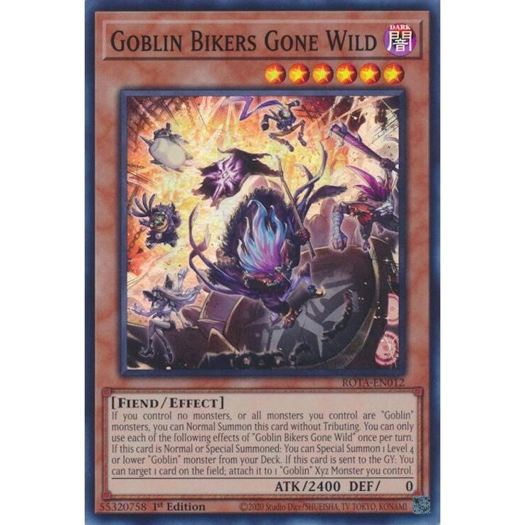 Image for Goblin Bikers Gone Wild (ROTA-EN012) (ROTA) - YuGiOh