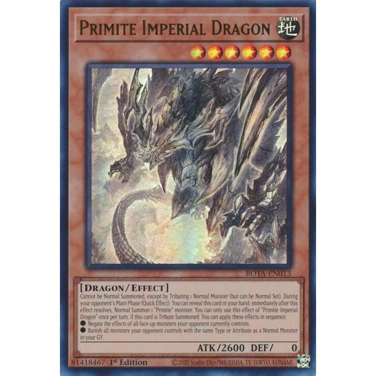 Image for Primite Imperial Dragon (ROTA-EN013) (ROTA) - YuGiOh