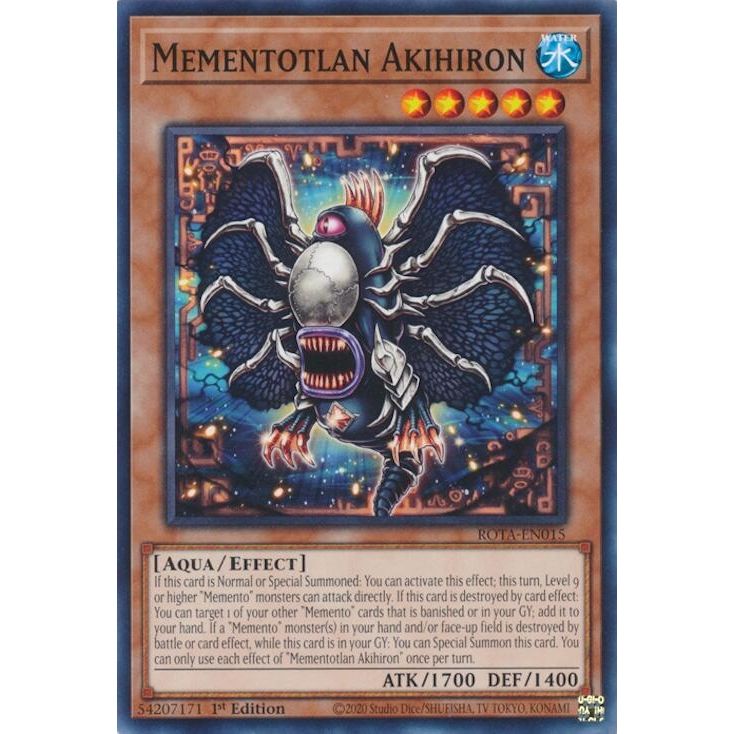 Image for Mementotlan Akihiron (ROTA-EN015) (ROTA) - YuGiOh