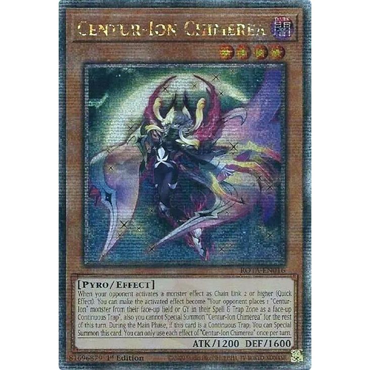 Image for Centur-Ion Chimerea (Quarter Century Secret Rare) (ROTA-EN016) (ROTA) - YuGiOh