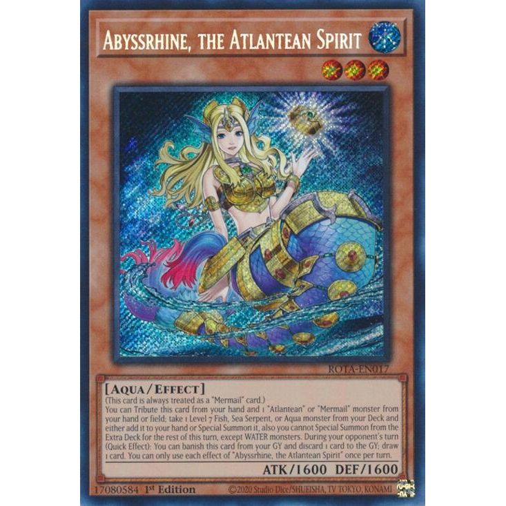 Image for Abyssrhine, the Atlantean Spirit (ROTA-EN017) (ROTA) - YuGiOh