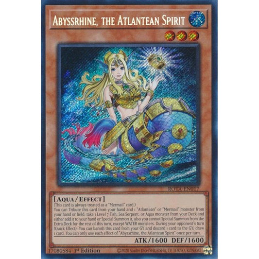 Image for Abyssrhine, the Atlantean Spirit (ROTA-EN017) (ROTA) - YuGiOh