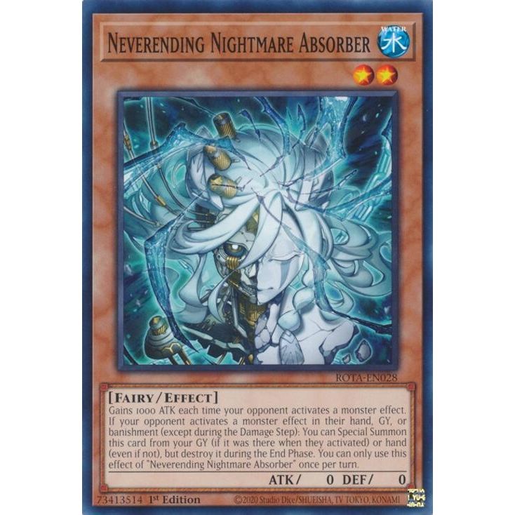 Image for Neverending Nightmare Absorber (ROTA-EN028) (ROTA) - YuGiOh