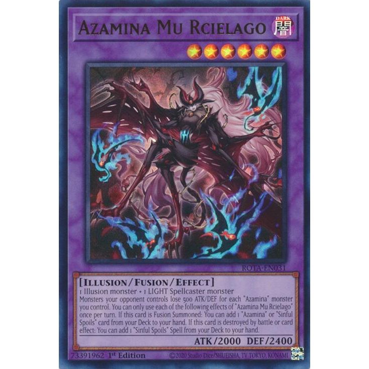 Image for Azamina Mu Rcielago (ROTA-EN031) (ROTA) - YuGiOh