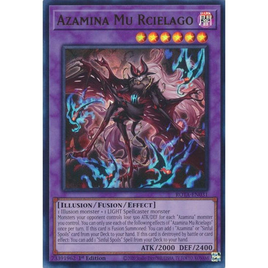 Image for Azamina Mu Rcielago (ROTA-EN031) (ROTA) - YuGiOh
