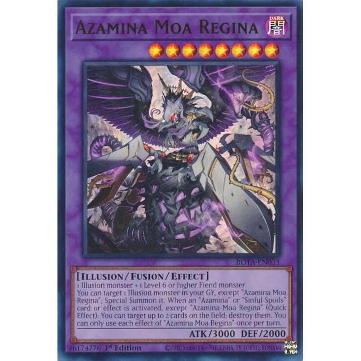 Image for Azamina Moa Regina (ROTA-EN033) (ROTA) - YuGiOh