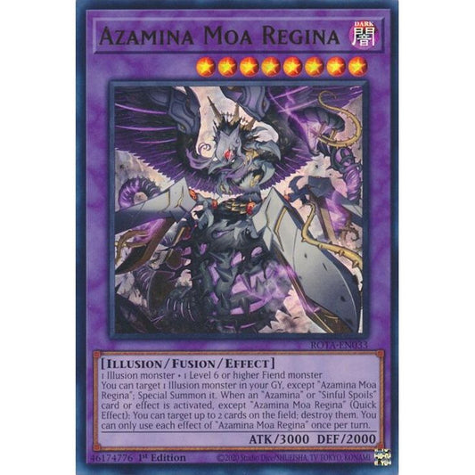 Image for Azamina Moa Regina (ROTA-EN033) (ROTA) - YuGiOh