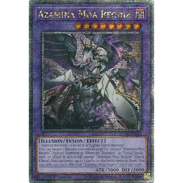 Image for Azamina Moa Regina (Quarter Century Secret Rare) (ROTA-EN033) (ROTA) - YuGiOh