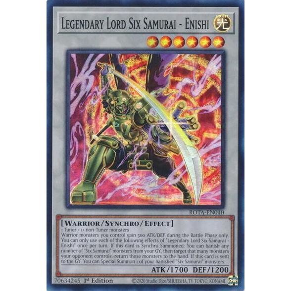 Image for Legendary Lord Six Samurai - Enishi (ROTA-EN040) (ROTA) - YuGiOh