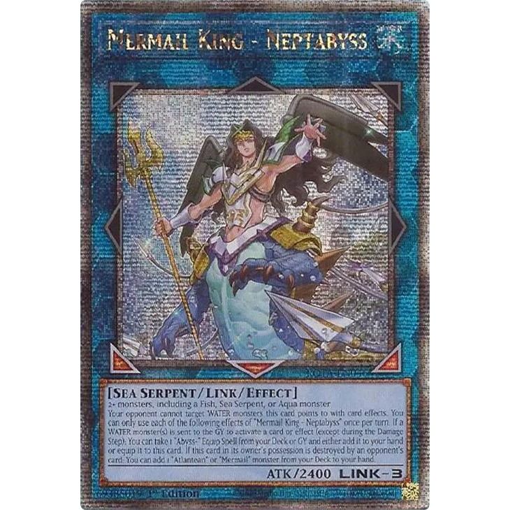 Image for Mermail King - Neptabyss (Quarter Century Secret Rare) (ROTA-EN046) (ROTA) - YuGiOh