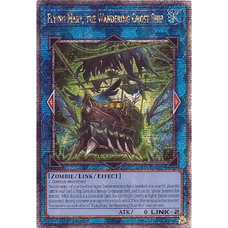 Image for Flying Mary, the Wandering Ghost Ship (Quarter Century Secret Rare) (ROTA-EN047) (ROTA) - YuGiOh