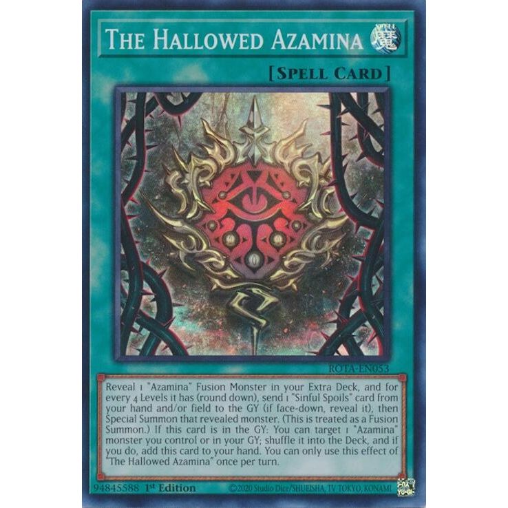 Image for The Hallowed Azamina (ROTA-EN053) (ROTA) - YuGiOh