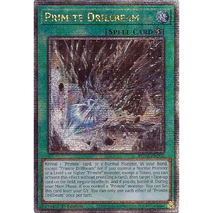 Image for Primite Drillbeam (Quarter Century Secret Rare) (ROTA-EN060) (ROTA) - YuGiOh