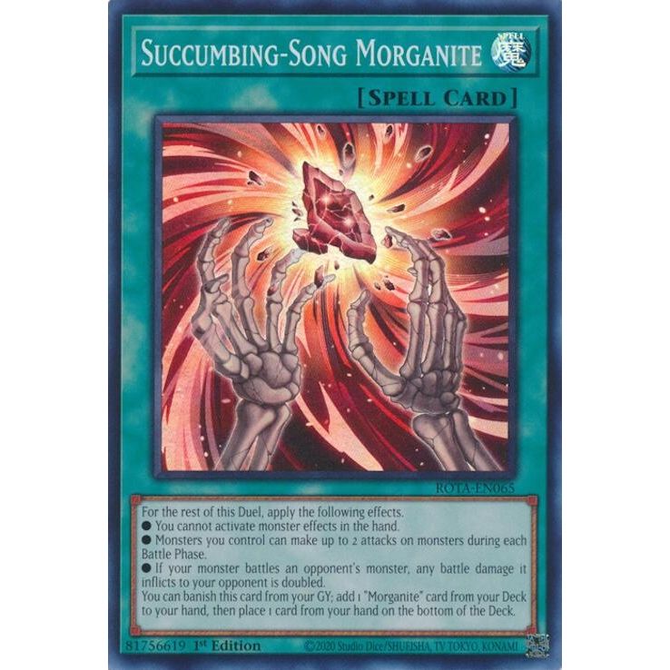 Image for Succumbing-Song Morganite (ROTA-EN065) (ROTA) - YuGiOh