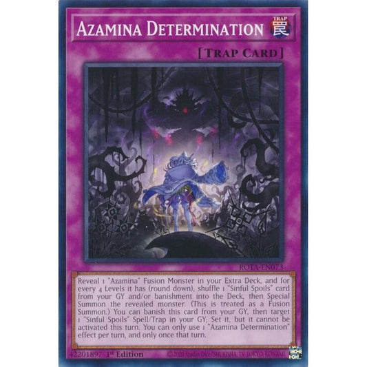 Image for Azamina Determination (ROTA-EN073) (ROTA) - YuGiOh