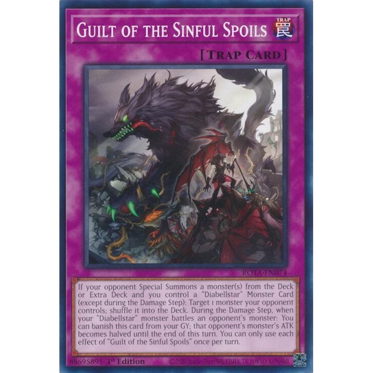 Image for Guilt of the Sinful Spoils (ROTA-EN074) (ROTA) - YuGiOh