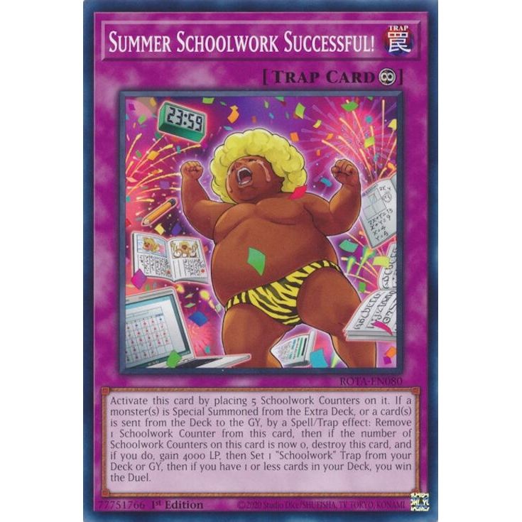 Image for Summer Schoolwork Successful! (ROTA-EN080) (ROTA) - YuGiOh