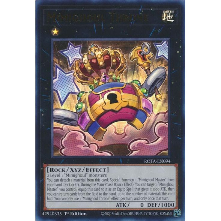 Image for Mimighoul Throne (ROTA-EN094) (ROTA) - YuGiOh