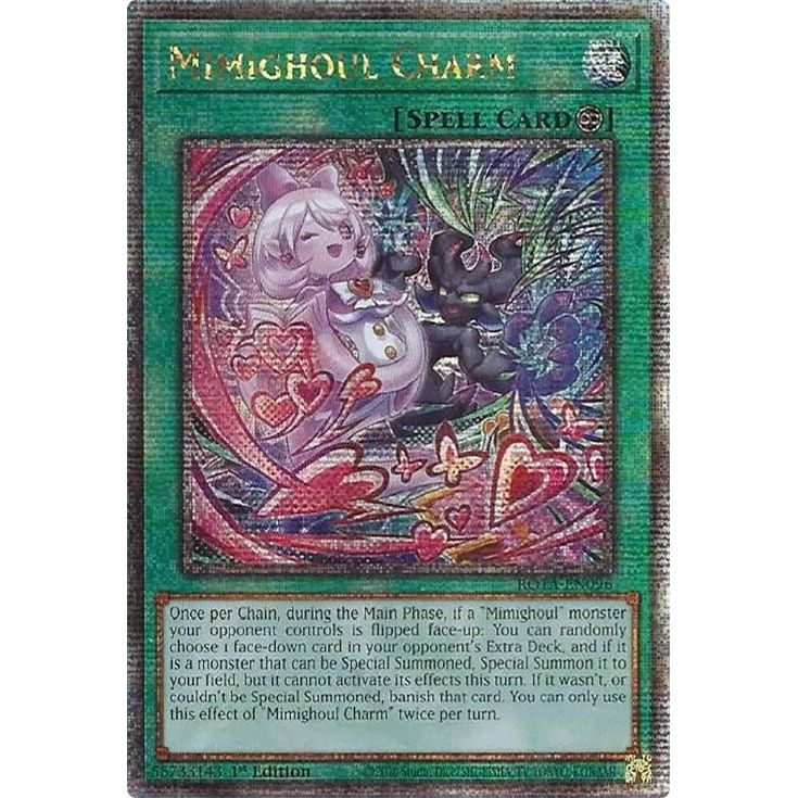Image for Mimighoul Charm (Quarter Century Secret Rare) (ROTA-EN096) (ROTA) - YuGiOh