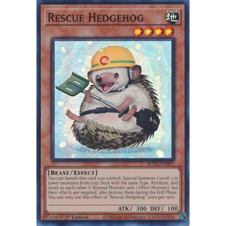 Image for Rescue Hedgehog (ROTA-EN097) (ROTA) - YuGiOh