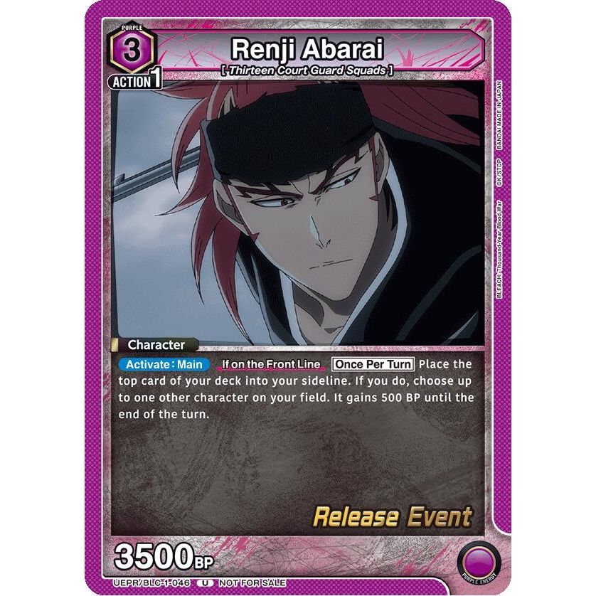 Image for Renji Abarai (046) (UEPR/BLC-1-046) (UE01BT_RE) - Union Arena
