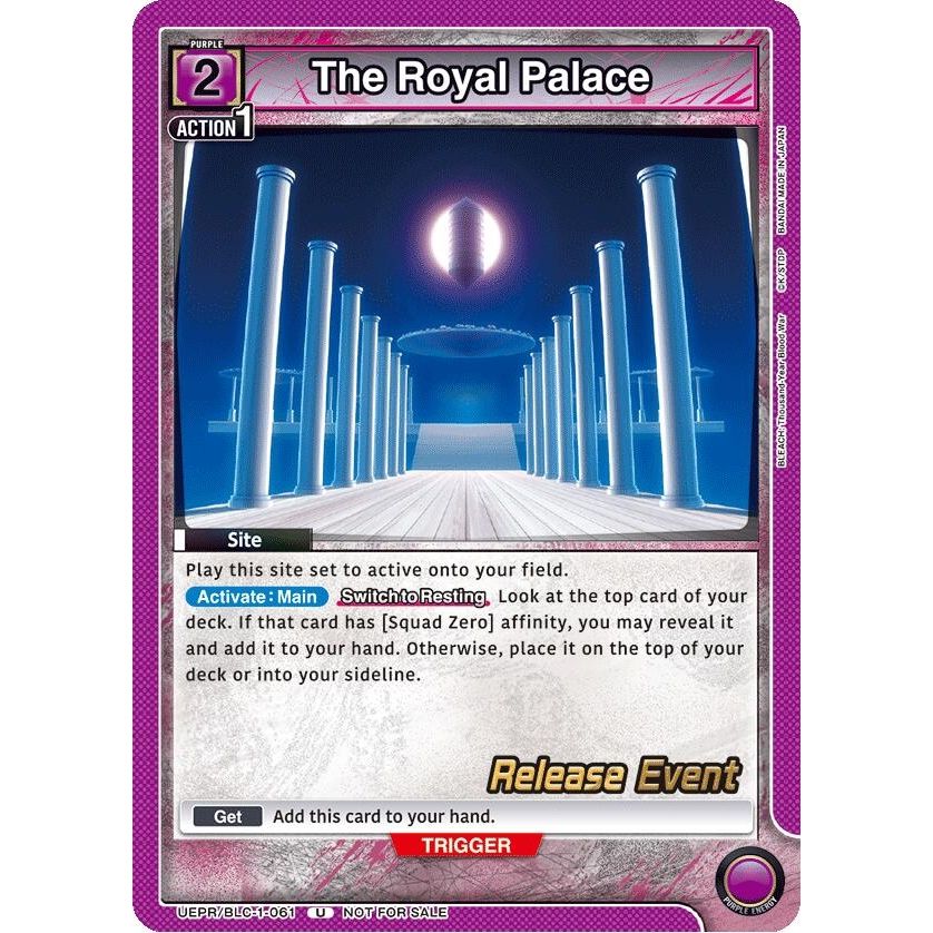 Image for The Royal Palace (UEPR/BLC-1-061) (UE01BT_RE) - Union Arena