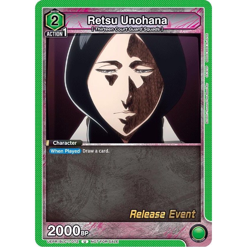 Image for Retsu Unohana (072) (UEPR/BLC-1-072) (UE01BT_RE) - Union Arena