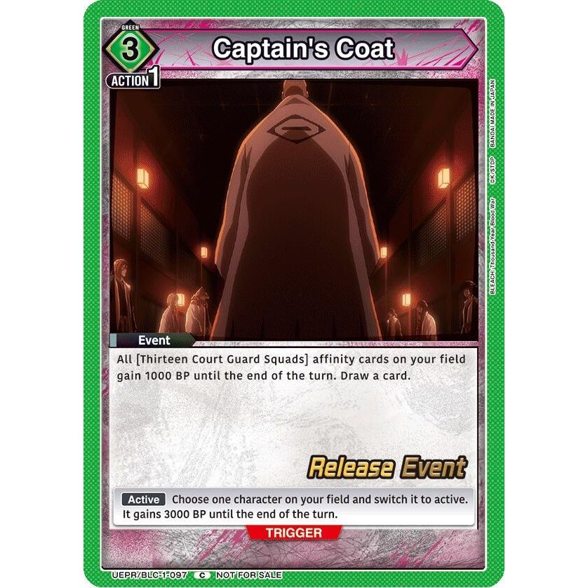 Image for Captain's Coat (UEPR/BLC-1-097) (UE01BT_RE) - Union Arena
