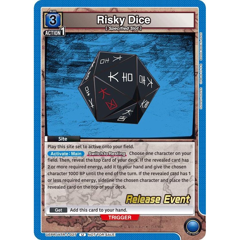Image for Risky Dice (027) (UEPR/HTR-1-027) (UE02BT_RE) - Union Arena