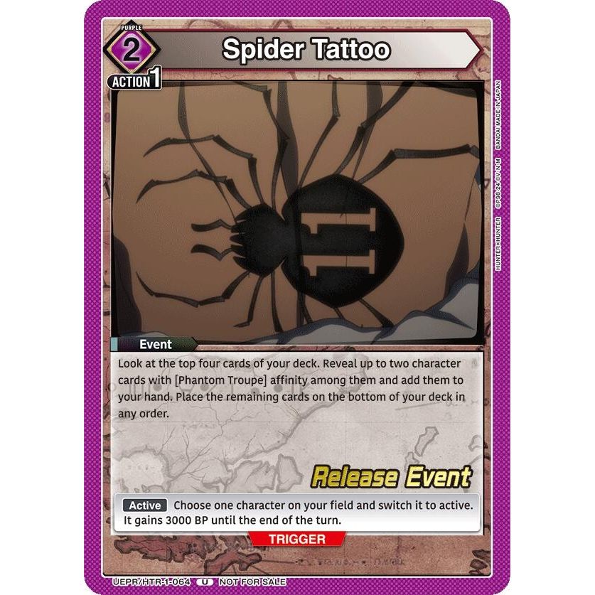 Image for Spider Tattoo (UEPR/HTR-1-064) (UE02BT_RE) - Union Arena