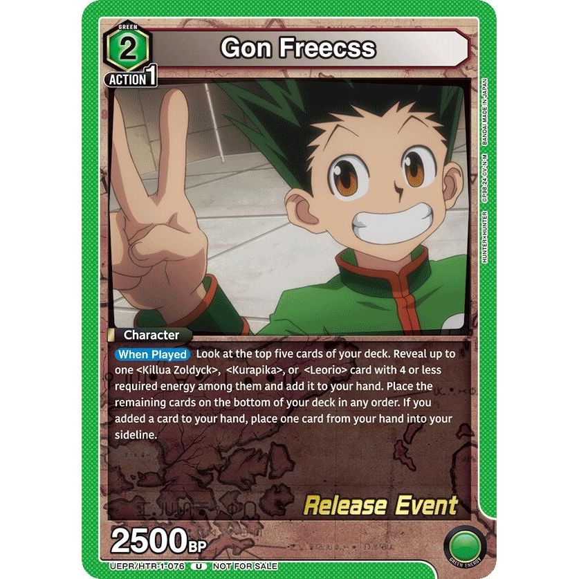 Image for Gon Freecss (076) (UEPR/HTR-1-076) (UE02BT_RE) - Union Arena