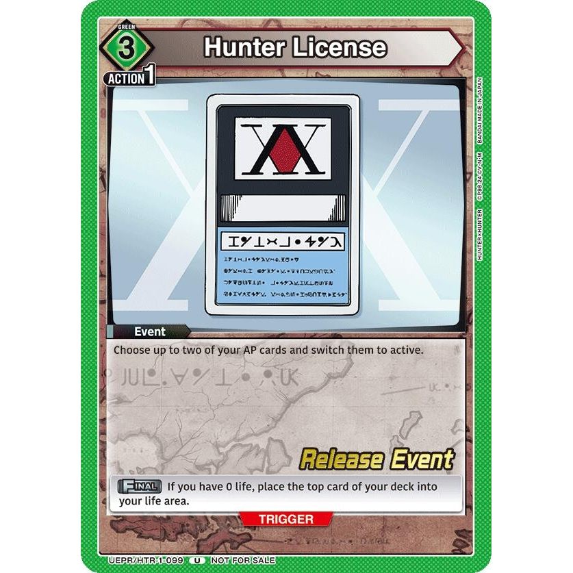 Image for Hunter License (UEPR/HTR-1-099) (UE02BT_RE) - Union Arena