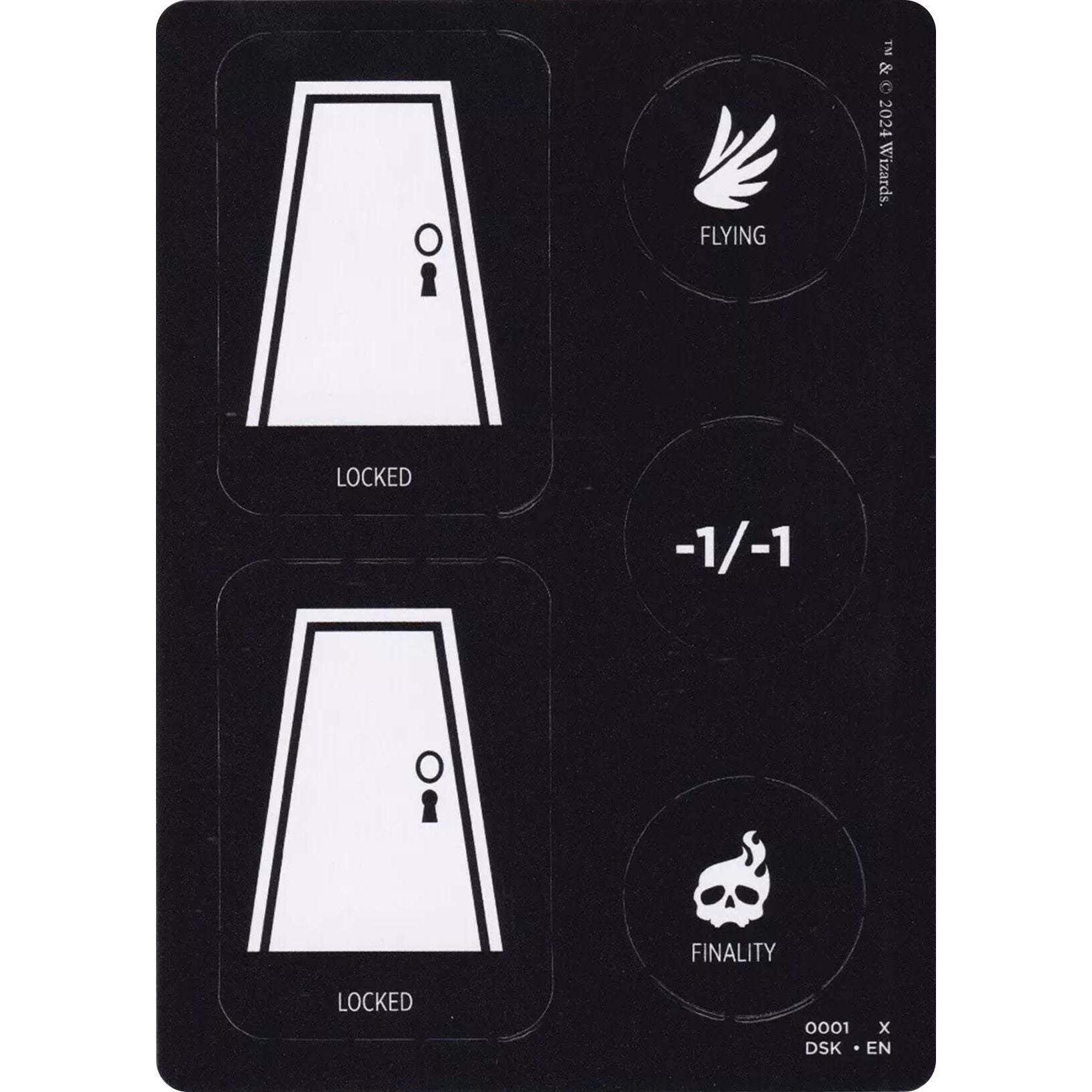 Image for Punch Card Token (1 // 2) (1 // 2) (DSK) - Magic: The Gathering