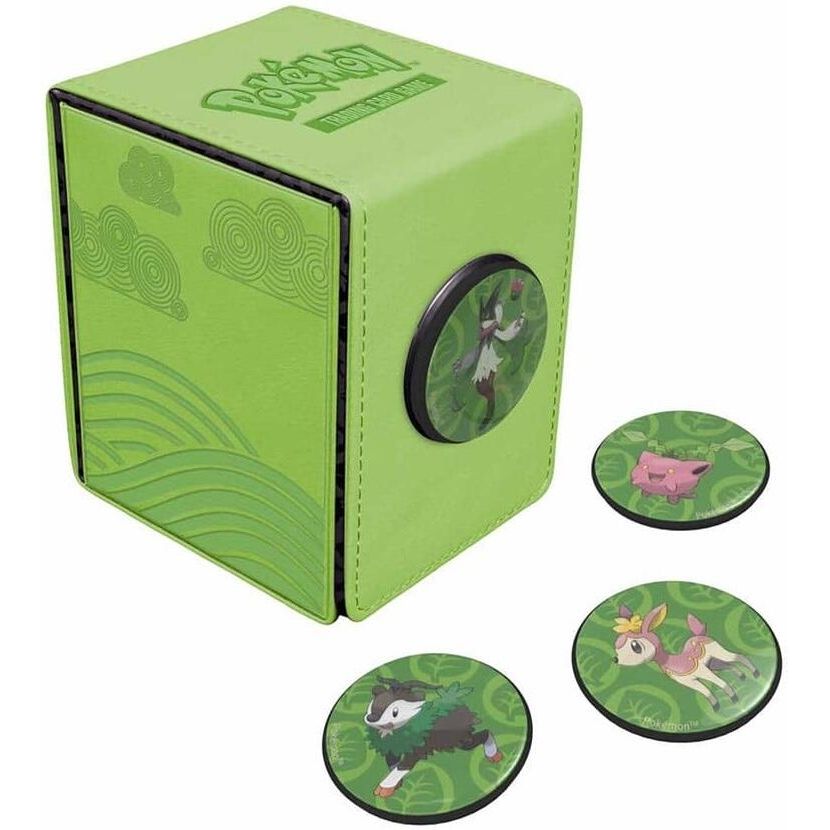 Image for Pokemon Gallery Series - Alcove Click Deck Box (Morning Meadow) - Deck Boxes