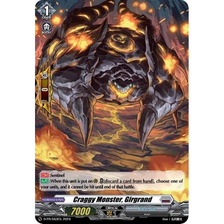 Image for Craggy Monster, Girgrand (Foil) (D-PR/563EN) (D-PR) - Cardfight Vanguard