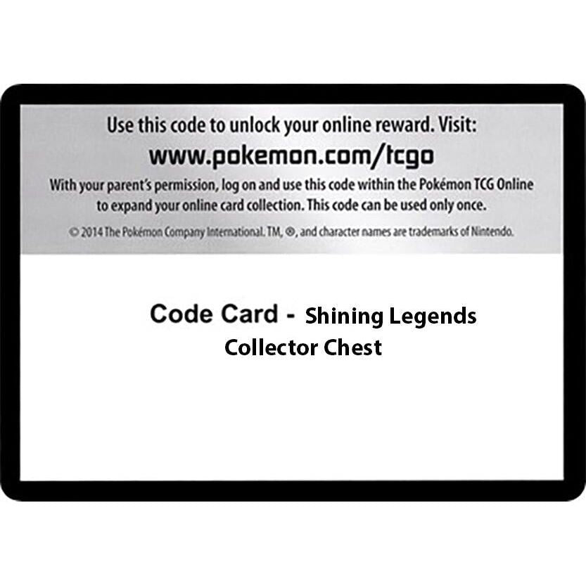 Image for Code Card - Shining Legends Collector Chest (SHL) - Pokemon