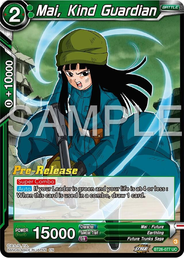 Image for Mai, Kind Guardian (BT26-077) (BT26) - Dragon Ball Super: Masters