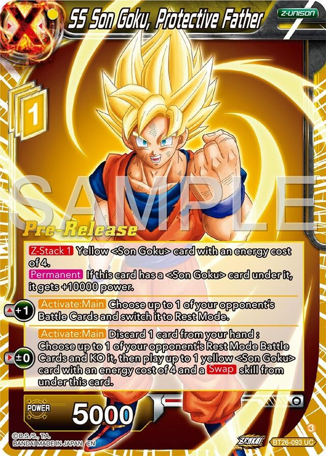 Image for SS Son Goku, Protective Father (BT26-093) (BT26) - Dragon Ball Super: Masters