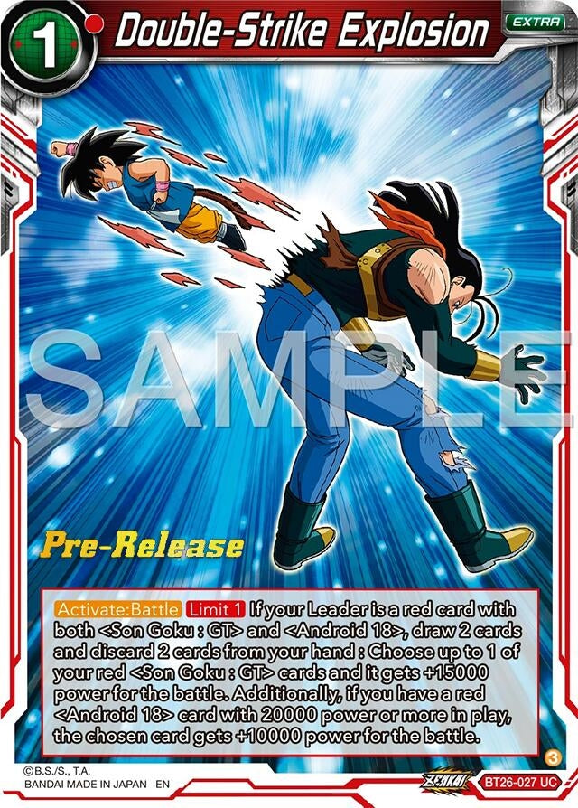Image for Double-Strike Explosion (BT26-027) (BT26) - Dragon Ball Super: Masters