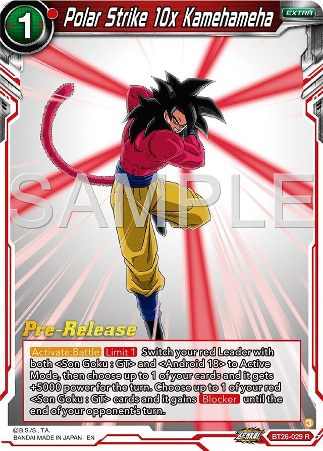 Image for Polar Strike 10x Kamehameha (BT26-029) (BT26) - Dragon Ball Super: Masters