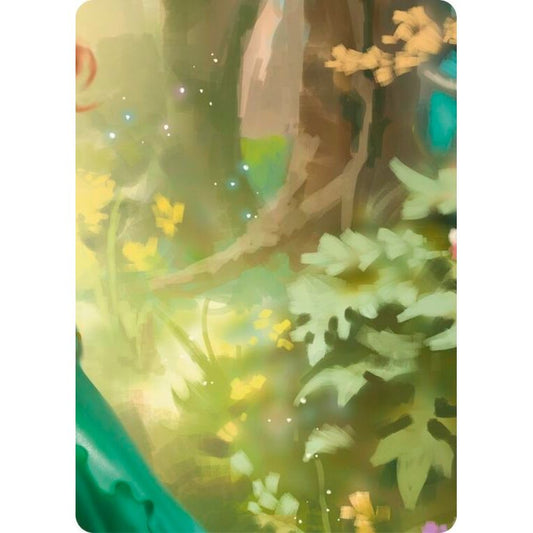 Image for Sanctuary of Aria // Verdance, Thorn of the Rose (Middle right) (ROSPZL15) (ROS) - Flesh and Blood TCG