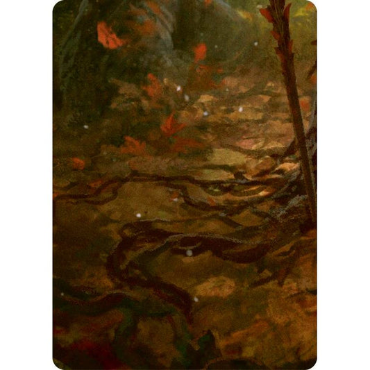 Image for Sanctuary of Aria // Florian, Rotwood Harbinger (Bottom left) (ROSPZL25) (ROS) - Flesh and Blood TCG