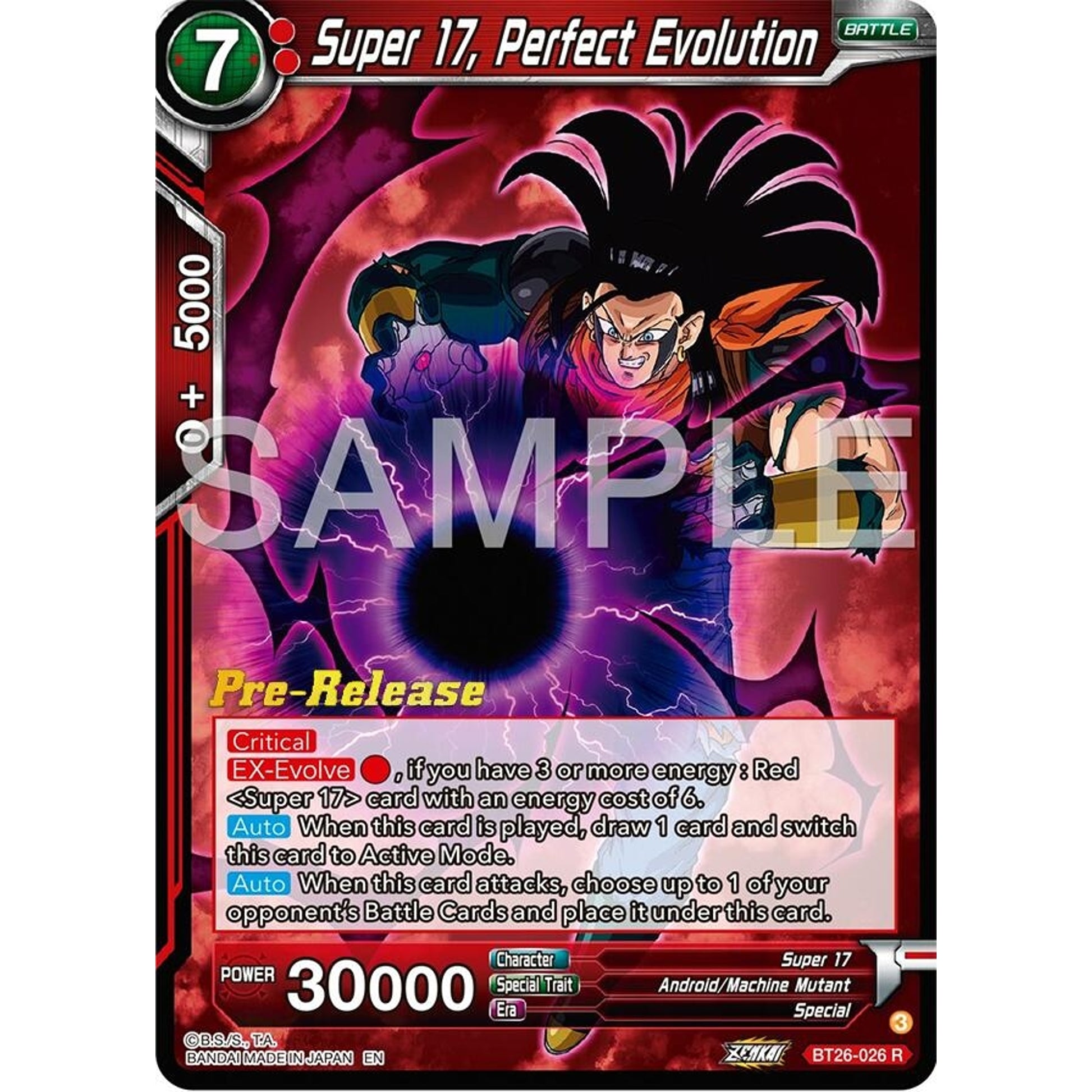 Image for Super 17, Perfect Evolution (BT26-026) (BT26) - Dragon Ball Super: Masters