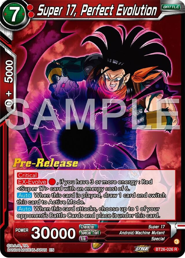 Image for Super 17, Perfect Evolution (BT26-026) (BT26) - Dragon Ball Super: Masters