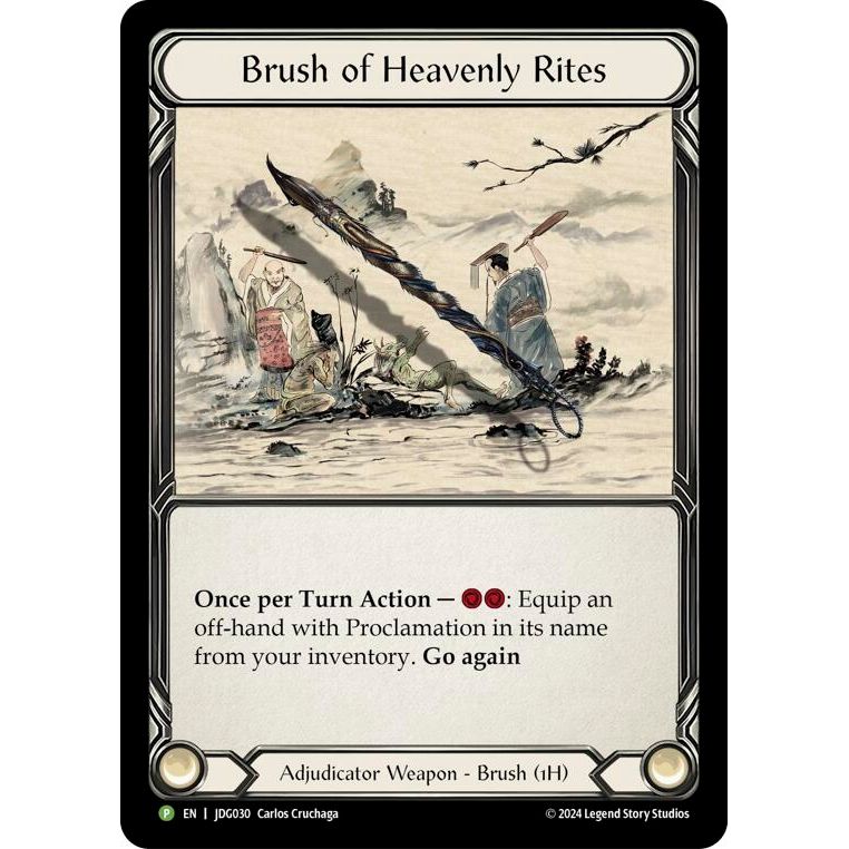 Image for Brush of Heavens Rites - JDG030 (JDG030) (PR) - Flesh and Blood TCG