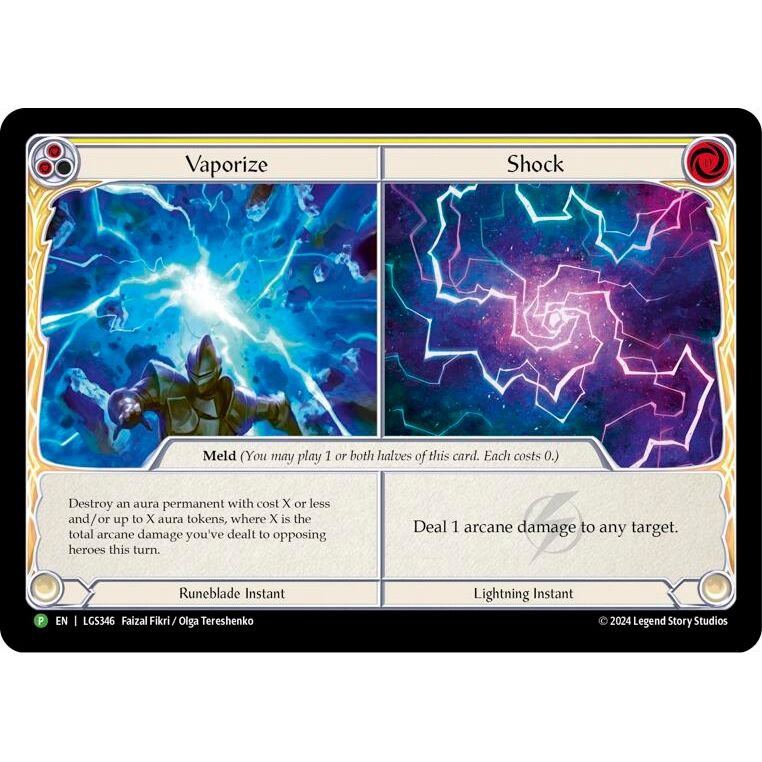 Image for Vaporize // Shock - LGS346 (LGS346) (PR) - Flesh and Blood TCG