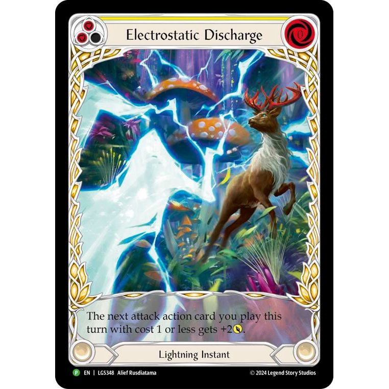 Image for Electrostatic Discharge (Yellow) (Extended Art) - LGS348 (LGS348) (PR) - Flesh and Blood TCG