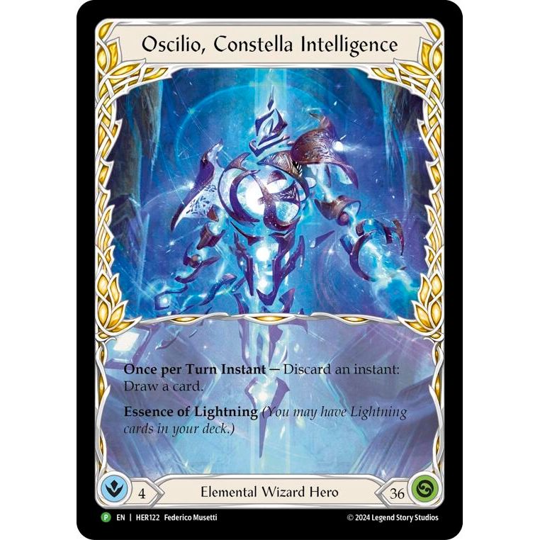 Image for Oscilio, Constella Intelligence - HER122 (HER122) (PR) - Flesh and Blood TCG